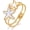 Double Starfish, variant on Gold Shell Cuff Bracelets for Women - Trendy Boho Open Cuff Bangles Vintage Statement Bangle Bracelet Irregular Gold Arm Cuffs