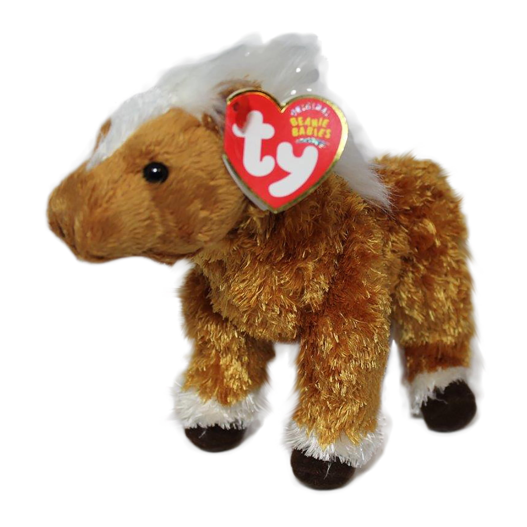 Ty Beanie Baby Filly the Horse Stuffed Animal MWMT s Walmart