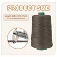 thumbnail image 2 of Uxcell Polyester Macrame Cord, Polypropylene Craft Crochet Bag Rope Yarn Brown, 2 of 7
