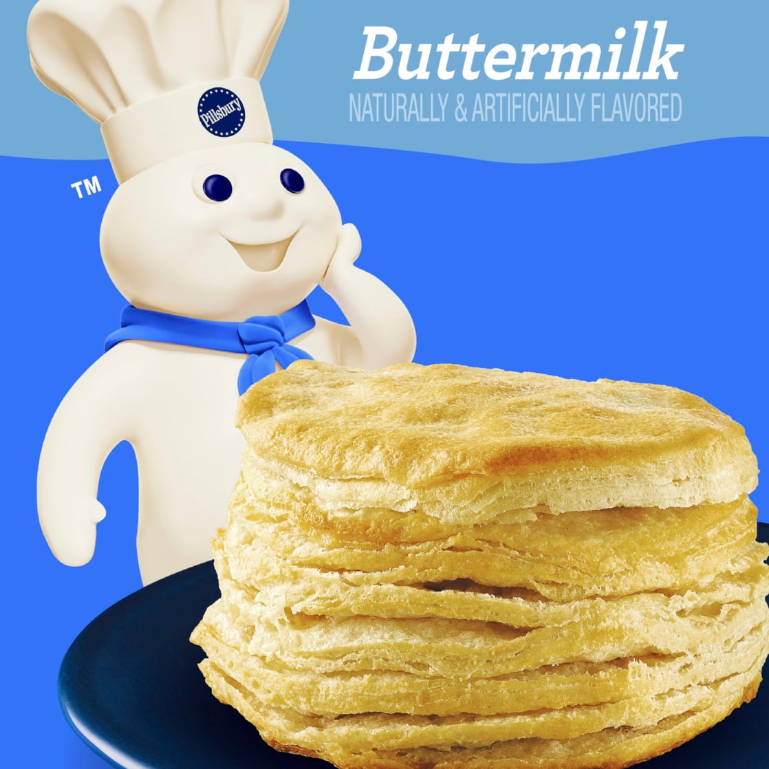 Pillsbury Grands! Flaky Layers Buttermilk Biscuits, 5 Count, 10.2 oz