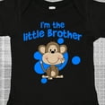 thumbnail image 4 of Inktastic I'm the Little Brother with Cute Monkey Boys Baby Bodysuit, 4 of 5
