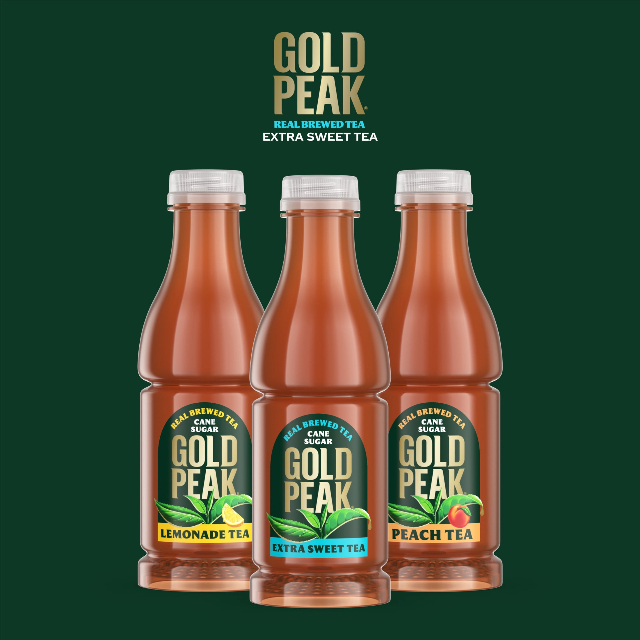 Gold Peak Extra Sweet Black Iced Tea Bottle, 18.5 fl oz