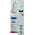 thumbnail image 4 of GE 6-Outlet Surge Protector, 4ft., White 800J – 33658, 4 of 8