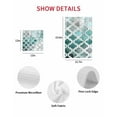 thumbnail image 7 of Turquoise Morocco Kitchen Dish Towels for Drying Dishes Set of 3, Grey Ombre Retro Mottled Painting Art Waffle Weave Microfiber Terry Hand Tea Bathroom Towels Quick Dry & Absorbent Towel 12x12, 7 of 7