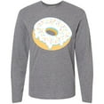 thumbnail image 3 of Inktastic White Donut with Sprinkles Long Sleeve T-Shirt, 3 of 5