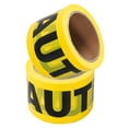 thumbnail image 4 of ADDHAT Keep Safe Distance Tape 2Rolls Caution Tape Yellow for Construction Sites 100Meters per Roll, 4 of 8