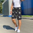 thumbnail image 3 of Daiia Cartoon Rooster Mens Woven Stretch Pajama Short,Short Pajama Pants-X-Large, 3 of 7