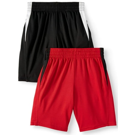 Athletic Works - Athletic Works Mesh Shorts Value, 2-Pack (Little Boys ...