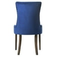 thumbnail image 6 of Set of 2 Upholstered Mid Century Dining Chair, Luxurious Single Dining Chair with Solid Wood Legs (Blue), 6 of 9