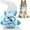 Sky Bobby, variant on Teddy Run-Interactive Dog Toys for Boredom Moving Dog Toy for Stimulating Play Pet Plush Squeaky Ball for Small Medium Breeds with Type C Cable