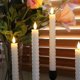 thumbnail image 5 of Velas Cónicas Rhytsing Blancas sin Llama con Temporizador y Control Remoto, Juego de 4, 5 of 7