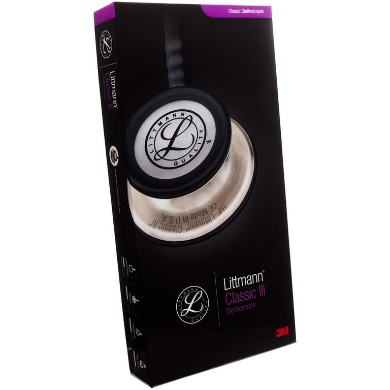 Littmann classic3 ブラック Littmann Pediatric Nurse Classic III Monitoring Stethoscope