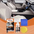 thumbnail image 2 of Limpiador de Espuma Rayhong para Interiores de Auto, Kit de 60ml para Volante, Tablero, Asientos de Tela y Plástico, Incluye Esponja y Toalla para Limpieza de Tapicería y Habitáculo, 2 of 6