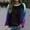 Sky Blue, variant on Suitable Blouse For Women Raglan Crewneck Tops Gradient Solid Print Sweatshirts Top Long Sleeve Color Block Pullover Cute Clothing Full Zip Comfy Outfit Set Women Sweatshirt Ladies Hooded Sweatshirts