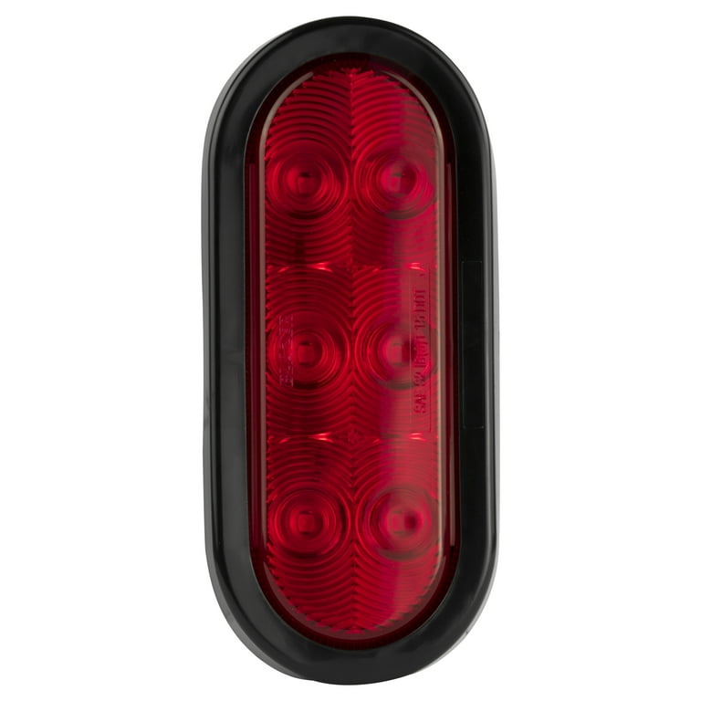 Hopkins Towing Solutions LED 6 in. Red Submersible Oval Stop, Tail