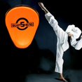 thumbnail image 4 of Puñetazos de boxeo, patadas es, objetivo de mano de kickboxing curvo, práctica naranja Zulema Pad de patadas de taekwondo, 4 of 8