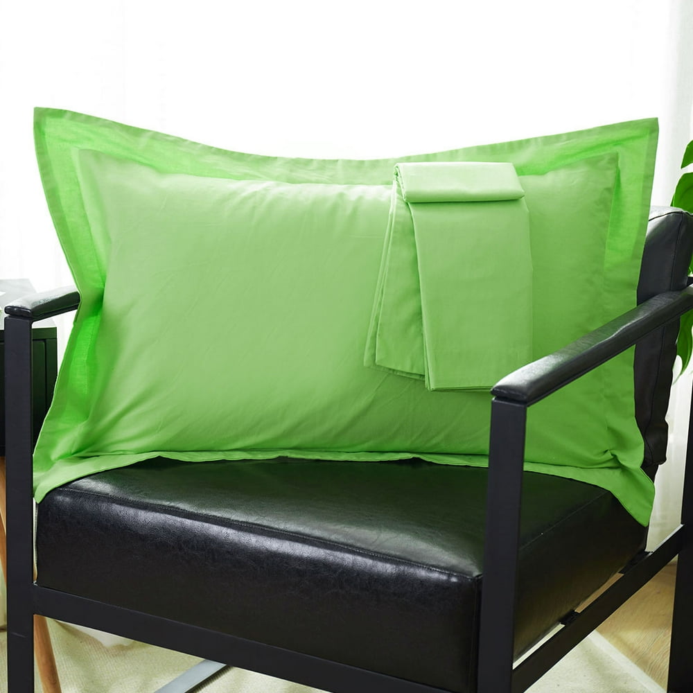 Pillow Shams Oxford Green Pillow Cases Pillowcase 300 TC Egyptian