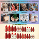 thumbnail image 5 of Uñas postizas navideñas, uñas postizas navideñas para mujeres y niñas, 5 of 5