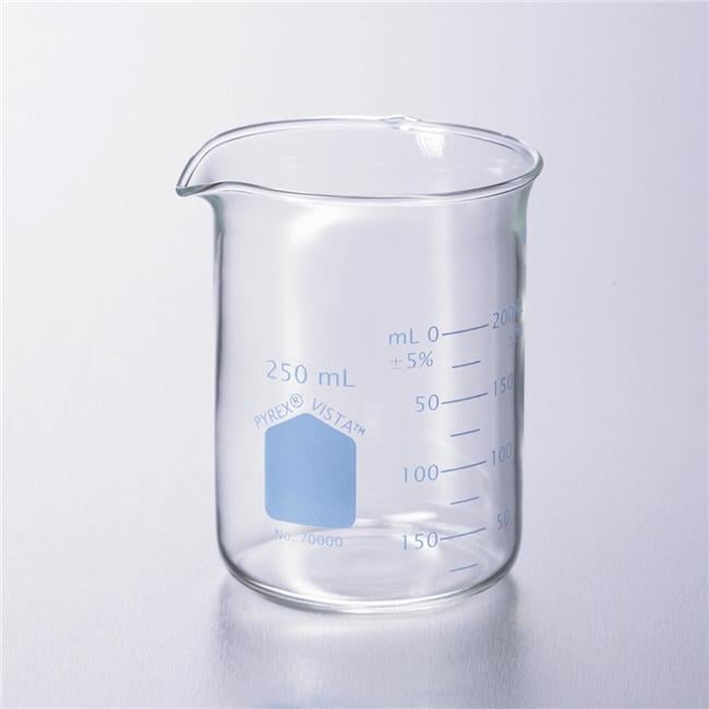 Pyrex 400 Ml Vista Low Form Beakers Pack Of 12 Walmart Com Walmart Com