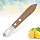 thumbnail image 1 of Channel Knife, Cocktail Garnish Citrus, herramienta de barra de madera de nogal y acero inoxidable con remaches, juego de 1, marrón, 1 of 5