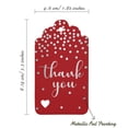 thumbnail image 5 of Inkdotpot Pack Of 50 Real Silver Foil Paper Tags ThankYou Bridal Shower-Baby Shower-Retirement-Wedding-Birthday Favor Hang Tags, 5 of 6