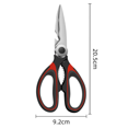thumbnail image 2 of Kitchen Shears,2-Pack Kitchen Premium Heavy Duty dishwasher safe Scissors,Super-Sharp Scissors,Multipurpose Stainless Steel Scissors for Chicken,Poultry Meat,Fish,Vegetables,Herbs, 2 of 8
