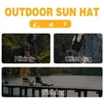 thumbnail image 2 of Chapeau de Soleil Large Bord UV Protection Chapeau de Seau Pliable pour la Pêche Randonnée Camping, 2 of 7