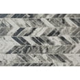 thumbnail image 5 of 8' X 10' Black Gray And Silver Geometric Area Rug, 5 of 8