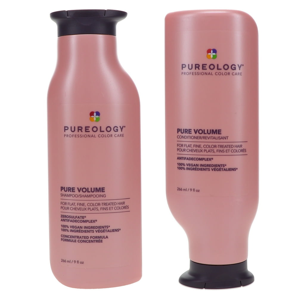 Pureology - Pureology Pure Volume Shampoo 9 oz & Pure Volume ...