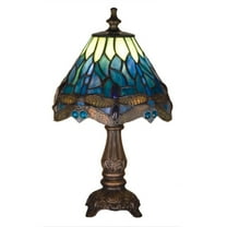 11.5" H Tiffany Hanginghead Dragonfly Mini Lamp - 26597