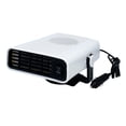 thumbnail image 2 of Car Heater Defroster Defogger 360 Degree Rotated Car Defogger for Vehucle Winter 24V White, 2 of 8