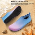 thumbnail image 5 of Watelves Men Women Quick Dry Thin Sole Water Socks Non Slip Aqua Shoes for Beach Pool Surfing Swimming Snorkeling Kayaking River Walking Diving Water Sports, 5 of 7