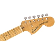 Squier Classic Vibe 70s Stratocaster HSS Electric Guitar, Black, Maple Fretboard