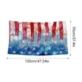 thumbnail image 3 of Girls Beach Sarong Cover Up Wrap Coverups July 4th Stars And Stripes Bathing Suit Skirts Chiffon Lightweight Towel (Free Size, Black), 3 of 9