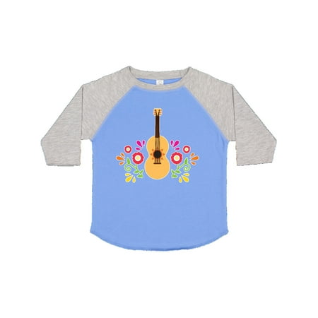 

Inktastic Guitar with Florals for Cinco De Mayo Gift Toddler Boy or Toddler Girl T-Shirt