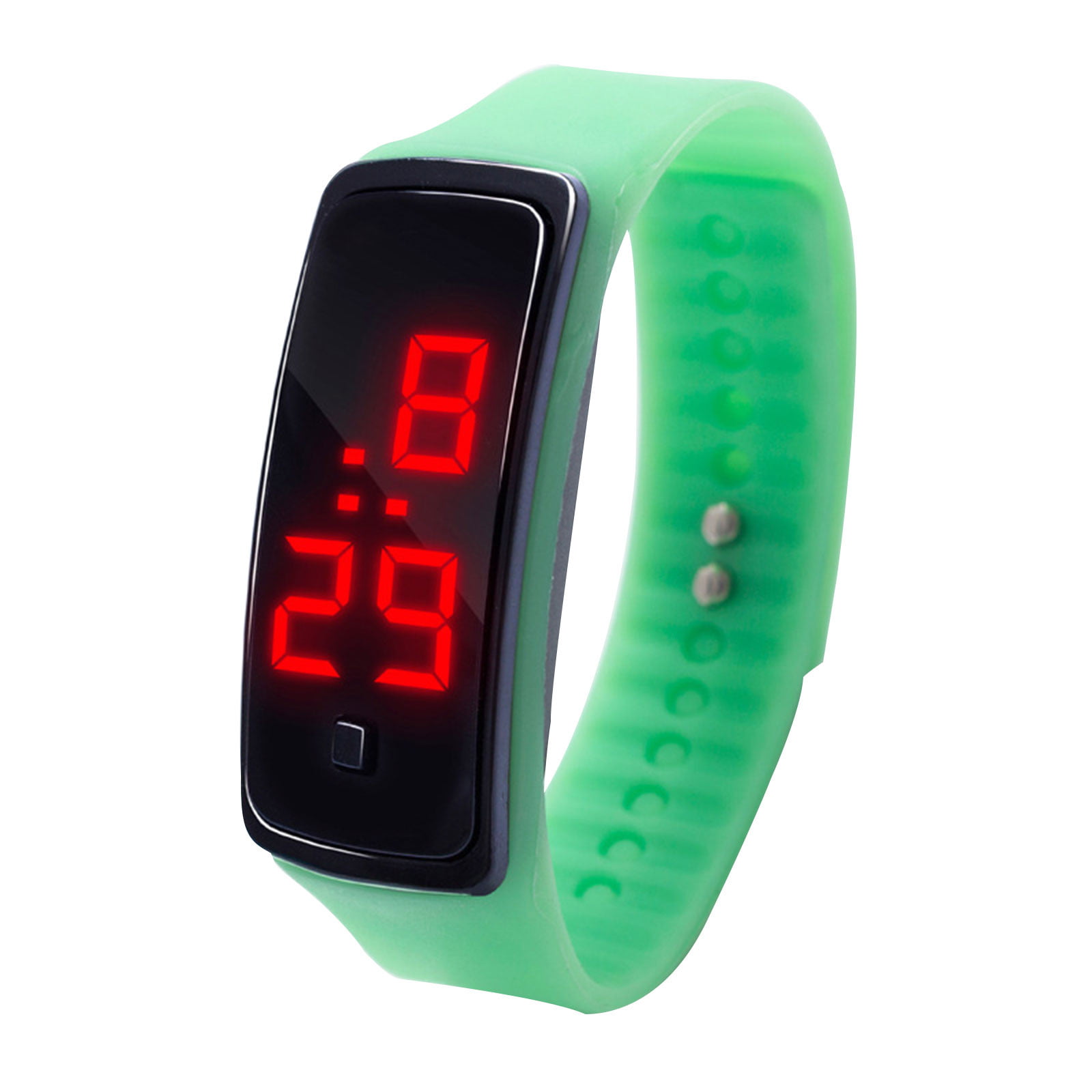 Fridja Large Face LED Digital Watch Date Time 3Bar Waterproof Wristwatch  Men Women Sports Watches College Style Student Net Red Small Square