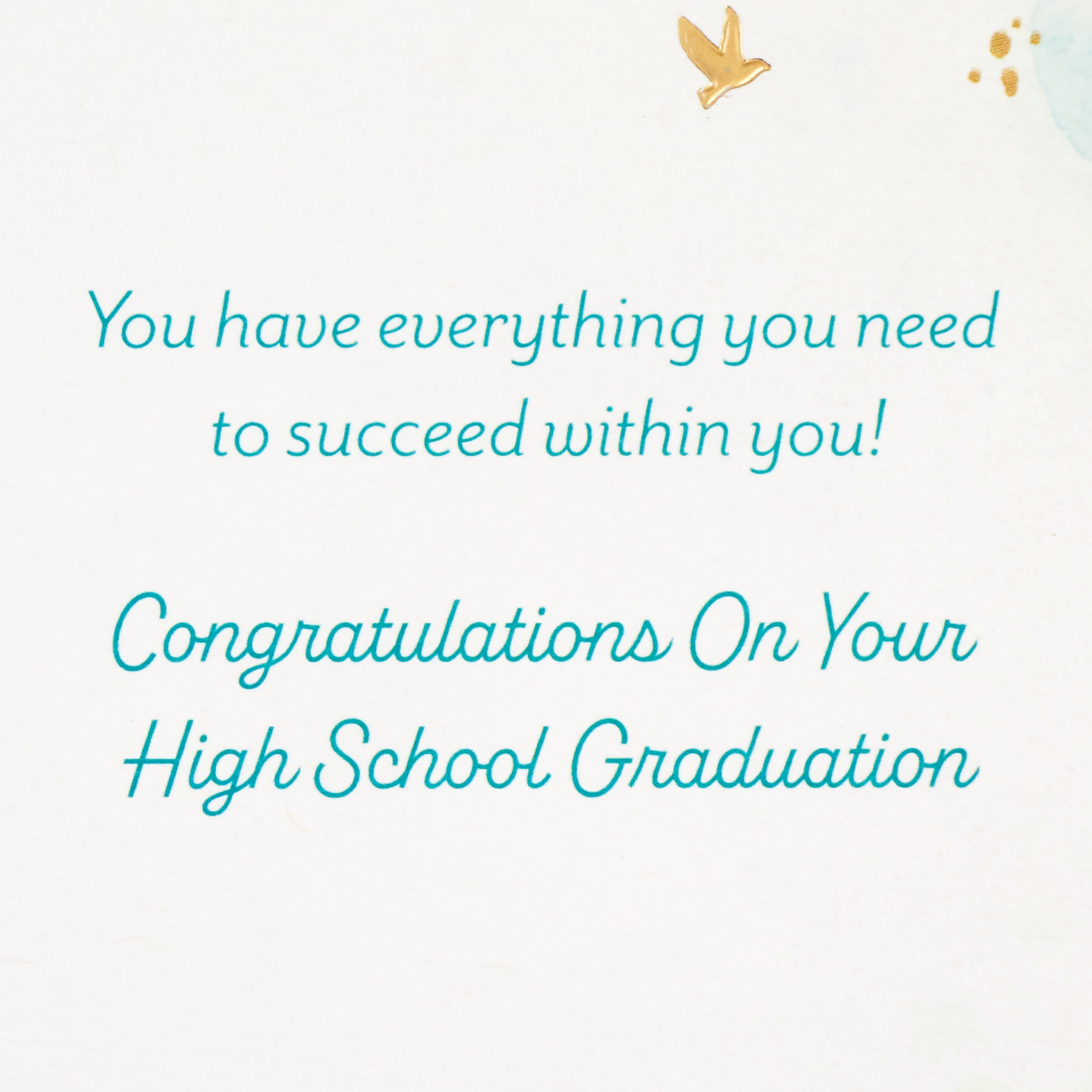 Hallmark High School Graduation Card (Believe in Yourself)