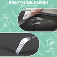 thumbnail image 5 of Elevated Dog Bed with UV Protection Canopy 42" x 30" Raised Outdoor Cooling Pet Cot with Washable Breathable Mesh & Carry Bag 66 LBS Capacity Light Gray, 5 of 10