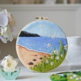 thumbnail image 2 of pitrice Landscape Wool Needle Felting Kit Beginner Children DIY Christmas Beach, 2 of 7