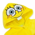 thumbnail image 3 of Spongebob Kids Fleece Onesie Yellowe Sizes 6-14, 3 of 6