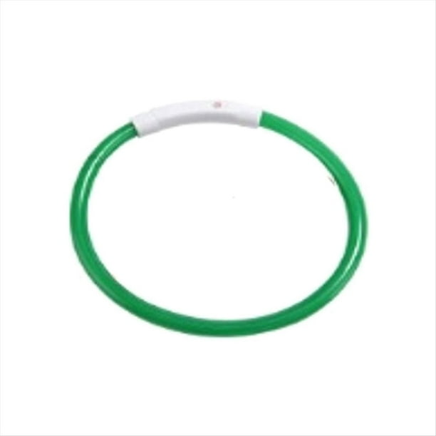 Collar de Perro con Luz LED, Correa con Carga USB Brillante Desmontable para Productos para Perros, Carga USB para Mascotas, Verde
