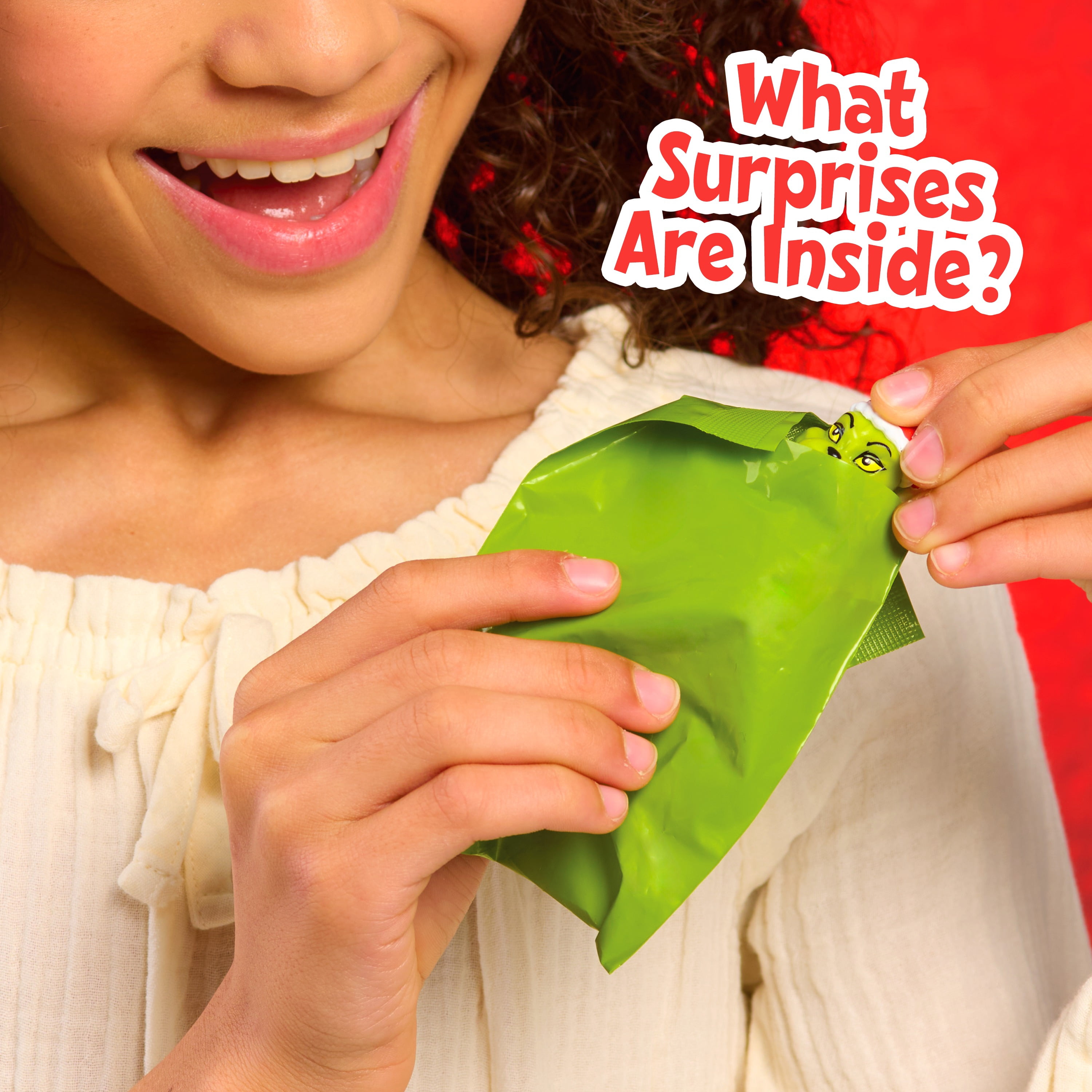 Dr. Seuss The Grinch Jumbo Mystery Capsule, 9-Inch Collectible Capsule by Just Play, 8 Surprises Inside, Boys and Girls Ages 3 and Up