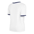 thumbnail image 3 of Women's New Era White Los Angeles Dodgers Oversized Ringer T-Shirt, 3 of 5