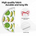 thumbnail image 7 of Christmas Tree Skirt, Cute Durian Mint Green Christmas Tree Decorations Indoor, Tree Skirts Mat With Tassel Trim for Halloween New Year Holiday Christmas Party Decor 36 Inches, 7 of 7