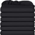 thumbnail image 1 of Sábanas ajustables Utopia Bedding, paquete de 6 unidades, microfibra suave, color negro, 1 of 6