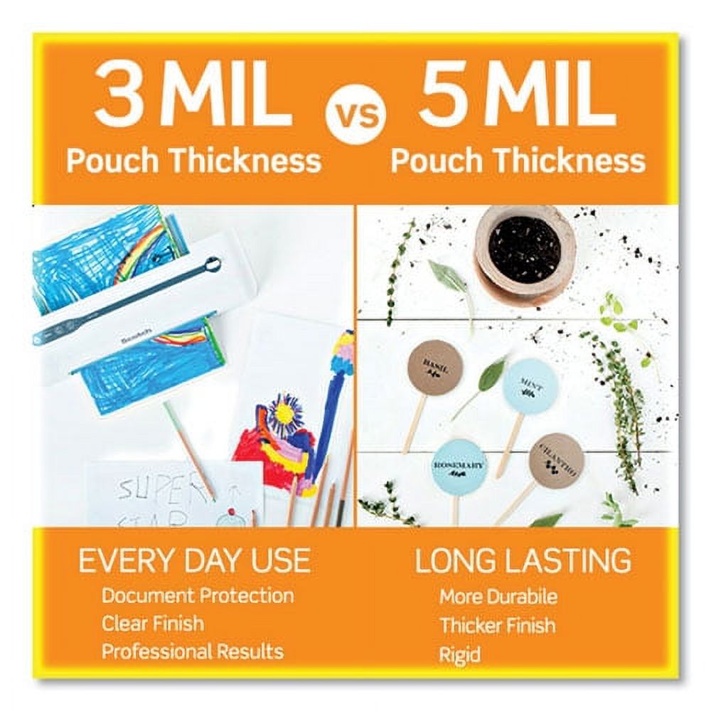 Laminating Pouches, 3 Mil, 8.5" X 14", Gloss Clear, 20/pack | Bundle of 2 Packs