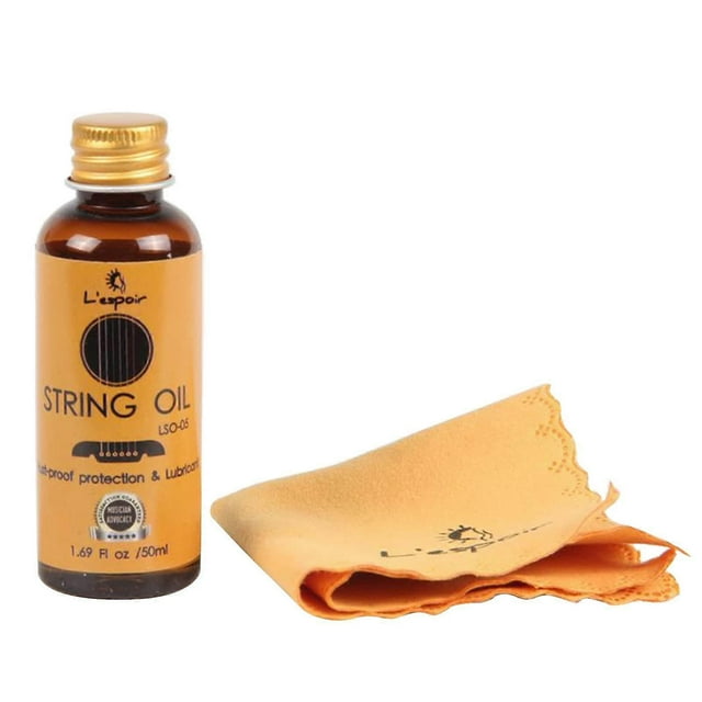 Newwyt 50 ml Huile pour Guitare Fingerboard Rose Soin Huile Antirouille Accessoire Guitare Citron Huile Antirouille pour Guitares