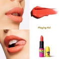 thumbnail image 4 of MAC Moon Masterpiece Powder Kiss Lipstick Playing Koi (vibrant coral orange), 4 of 5
