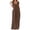 Z-Coffee38, variant on JIAYUE Women's Dress A-Line O-Neck Ankle-Length Casual Maxi With Pockets Elegant Solid Color Short Sleeve Flowy Plus Size Comfortable For Everyday Wear Stylish Female Dresses