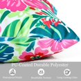 thumbnail image 4 of Fundas de Almohada QoBexim Tropical Floral 45x45 cm Impermeables Juego de 2, 4 of 8